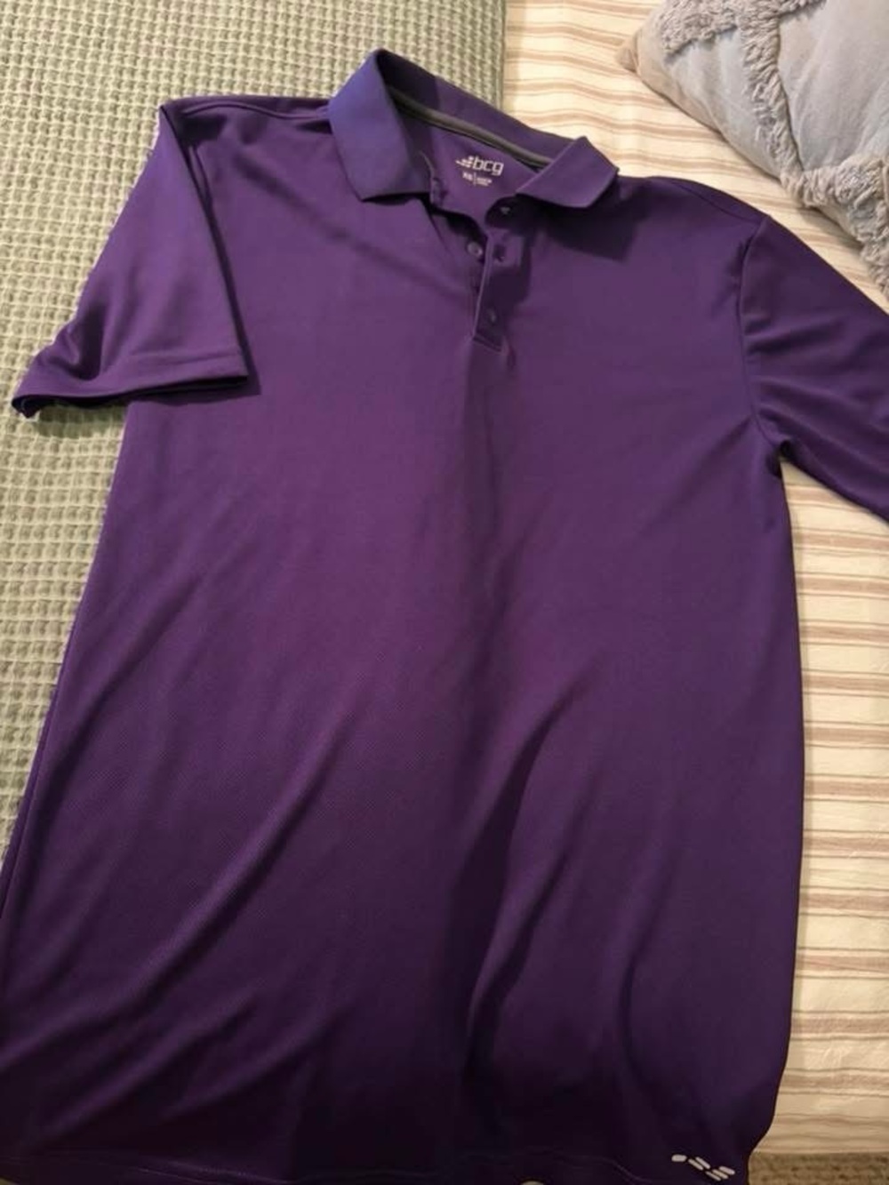 bcg Men’s Deep Purple Athletic Polo